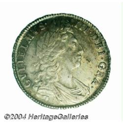 William III Halfcrown 1698, S-3494. 1st bust.