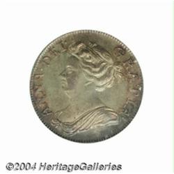 Queen Anne Shilling 1708, S-3610. 3rd bust.