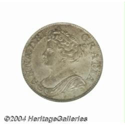 Queen Anne Roses & Plumes overdate Shilling