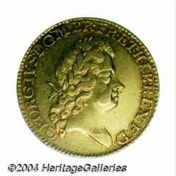 George I gold Guinea 1726, S-3633. 5th head.