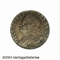 George II Sixpence 1746 LIMA, S-3710A. MS64