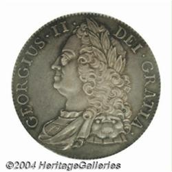 George II Roses Crown 1743, S-3688. Old head.