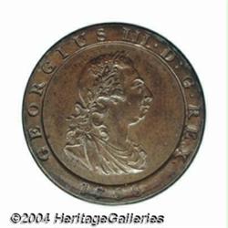 George III copper Pattern Farthing 1798,