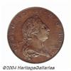 Image 1 : George III bronzed copper Proof Halfpenny