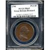Image 3 : George III bronzed copper Proof Halfpenny