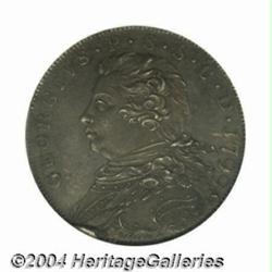 George III silver Fullerton pattern Halfpenny