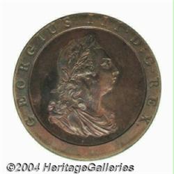 George III copper Proof Penny 1797, S-3777.