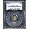 Image 1 : George III cypher Pattern Sixpence 1790,