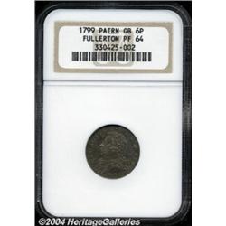 George III silver Pattern Fullerton Sixpence