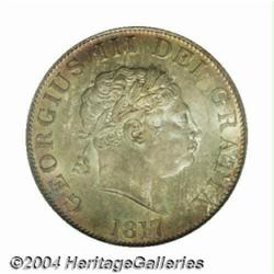 George III Small Head Halfcrown 1817, S-3789.