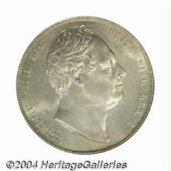 William IV silver Halfcrown 1836, S-3834. MS64