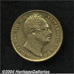 William IV gold Sovereign 1832, S-3829B. Small