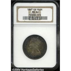 Victoria Gothic Florin 1867, S-3892. Die #7.