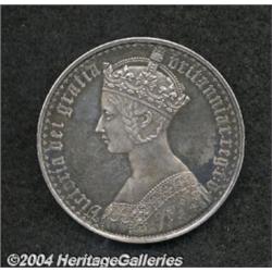 Victoria Gothic Crown 1853, S-3884. Septimo