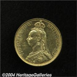 Victoria gold 2 Pounds 1887, S-3865. Jubilee