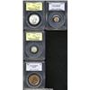 Image 1 : George V type coins, as follows, all graded by