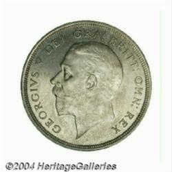 George V silver Proof Wreath Crown 1934,
