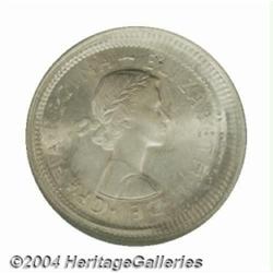 Elizabeth II multiple strike Florin 1964,