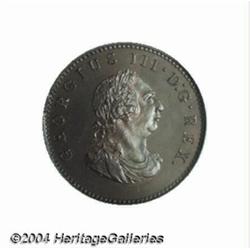 George III Copper Bronzed farthing 1806, Bust