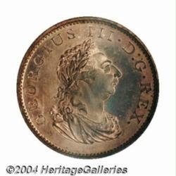 George III Penny 1805, Ex: John Jay Pittman
