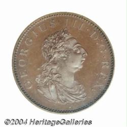 George III Copper Bronzed Penny 1805, Bust