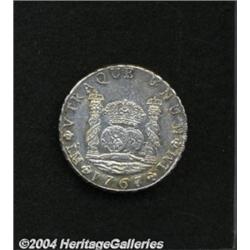 Carlos III Pillar 8 Reales 1767-JM, KM55.1,