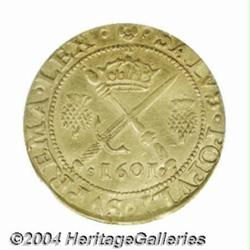 James VI Sword and sceptre piece 1601, Crowned
