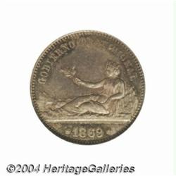 Provisional Government 1 Peseta 1869 SN-M,
