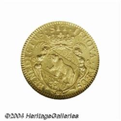 Bern. Gold ducat 1697, Arms/Male and female