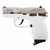 Image 1 : SCCY Industries CPX1TTWT CPX-1 Double 9mm 3.1" 10+1 White Polymer Grip/Frame Grip Stainless Steel