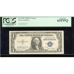 1935D $1 Silver Certificate PCGS 65PPQ