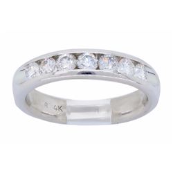 14KT White Gold 0.56ctw Diamond Ring