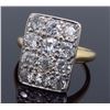 Image 5 : 14KT Two Tone Gold 1.08ctw Diamond Ring
