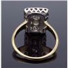 Image 8 : 14KT Two Tone Gold 1.08ctw Diamond Ring