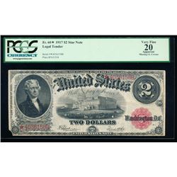 1917 $2 Legal Tender Note PCGS 20