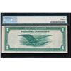 Image 2 : 1918 $1 New York Large Federal Reserve Bank Note PMG 50