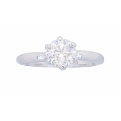 14KT White Gold 0.90ct Diamond Ring
