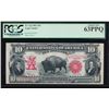 Image 1 : 1901 $10 Bison Legal Tender Note PCGS 63PPQ