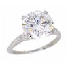 Image 2 : Platinum 2.43ct Diamond Ring