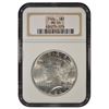 Image 1 : 1924 $1 Peace Silver Dollar Coin NGC MS65