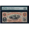 Image 1 : 1858 $5 Bank of Commonwealth Obsolete Bank Note PMG 64