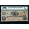 Image 1 : 1862-63 $100 Confederate States of America Note PMG 64EPQ