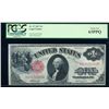 Image 1 : 1917 $1 Legal Tender Note PCGS 63PPQ