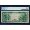 Image 2 : 1914 $5 Cleveland Red Seal Note PMG 25