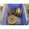 Image 1 : Small Cast Iron Machine Leveling Pads, Dims: 4" x 4" x 1/2"