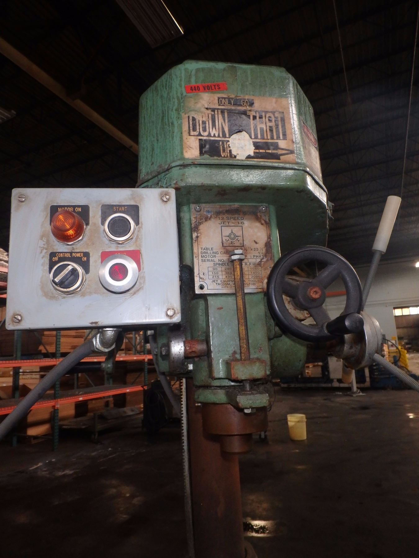 Jet Mill / Drill Machine, Model Jet16