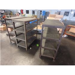 (3) 48" x 56" Tall x 24" Deep HEAVY DUTY Steel Shelving Units