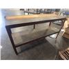 Image 2 : 72" x 36" Tall x 24" Deep Steel Work Bench w/ Wood Tops
