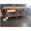 Image 3 : 72" x 36" Tall x 24" Deep Steel Work Bench w/ Wood Tops