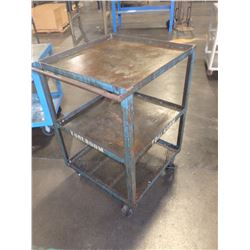 25" x 25" x 37" Tall Rolling Shop Cart